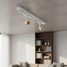 Trilho Eletrificado 50 Cm com 2 Spots Soquete E27 Bivolt Minimalista