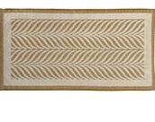 Trilho felpa amazonas 50X140CM marrom claro bordartes