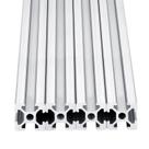 Trilho linear de extrusão de alumínio de 400 mm para impressora 3D de 4 unidades