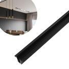 Trilho Magnetico de Embutir Magneto22 No Frame Preto 1 Metro LM2334 Luminatti