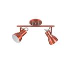 Trilho Spot Cone Duplo E27 P/ Cozinha Closet Corredor Sala Trilho Spot Cone Duplo E27 P/ Cozinha Closet Corredor Sala