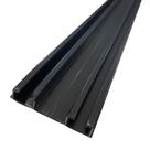 Trilho Suíço Max Duplo Preto Bucha Gesso - 3,00m
