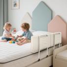 Trilhos de segurança para crianças ajustáveis Bed Rail goodleben, pacote com 2
