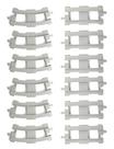 Trilhos de trem Blocos de construção Aliris Curved 6 trilhos + 6 retos