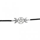 Triluna Wicca Acessório Cabeça 37 mm Lua Triplice Pentagrama - Sunshine Cristais Triluna Wicca Acessório Cabeça 37 mm Lua Triplice Pentagrama - Sunshine Cristais