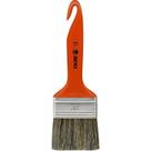 Trincha De Pintura Média Cerdas Gris 2 1/2" Pacote Com 12 Unidades Trincha De Pintura Média Cerdas Gris 2 1/2" Pacote Com 12 Unidades
