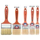 Trincha Pincel Atlas Para Pintura Madeira Ferro Kit 5 Peças Trincha Pincel Atlas Para Pintura Madeira Ferro Kit 5 Peças