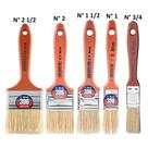 Trincha Pincel Atlas Pintura Madeira Ferro Kit Com 5 Peças