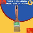 Trincha Pratica 2" Cerda Branca Madeira Série 430 - Castor