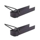 Trinco de Correr para Porteira com Rodinha KIT-2UND-1562 Kit 2 Pares 350x70mm para Divisorias