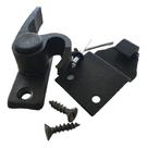 Trinco Fecho 1051 Japones Meia Lua Janela Aluminio Preto 2pç