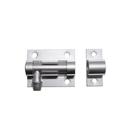 Trinco fecho ferrolho 1 1/2 pol 40mm porta portao aluminio fosco