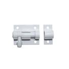 Trinco fecho ferrolho 2 pol 50mm porta portao aluminio branco
