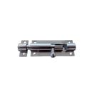 Trinco fecho ferrolho 3 pol 80mm porta portao aluminio brilhante