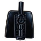 Trinco janela vidro temperado 1335 sem miolo polimero preto Trinco janela vidro temperado 1335 sem miolo polimero preto
