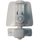 Trinco para janela de vidro temperado fecho 1335 branco