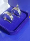 Trio Alianças Lisas Compromisso Namoro Prata 950 Fosca 7 mm e Anel Solitário