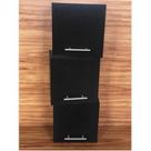 Trio Armário Nicho Para Banheiro 30x30x20cm Mdf 15mm Pretotx Trio Armário Nicho Para Banheiro 30x30x20cm Mdf 15mm Pretotx