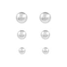 Trio Brinco Prata 925 Bolinha 2,5mm 3mm 4mm