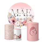Trio Capas Cilindro + Painel Sublimado 1,50m Dia Das Mães K1MAE031