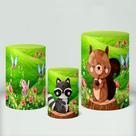 Trio Capas De Cilindro C/ Elástico Bosque Encantado