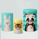 Trio Capas De Cilindro C/ Elástico Bosque Encantado