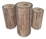 Trio Capas De Cilindro C/ Elástico Patinho Amarelinho