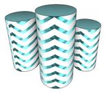 Trio Capas De Cilindro C/ Elástico Volta Ao Mundo
