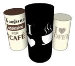 Trio Capas De Cilindro Veste Fácil C/ Elástico Café
