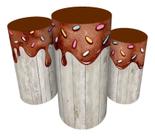 Trio Capas De Cilindro Veste Fácil C/ Elástico Páscoa