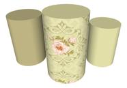 Trio Capas De Cilindro Veste Fácil Flores Trio Capas De Cilindro Veste Fácil Flores