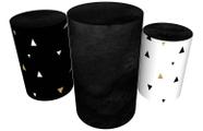 Trio Capas De Cilindro Veste Fácil Textura