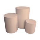 Trio Capas Para Cilindro Versátil Candy Color Nude C/ Elástico
