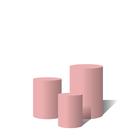 Trio Capas Para Cilindro Versátil Rosa Claro C/ Elástico Trio Capas Para Cilindro Versátil Rosa Claro C/ Elástico