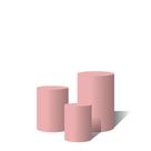 Trio Capas Para Cilindro Versátil Rosa Claro C/ Elástico Trio Capas Para Cilindro Versátil Rosa Claro C/ Elástico