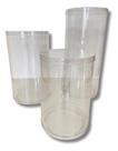 Trio Cilindro Transparente Tampa E Base Flexível 80 62 50 Cm