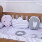 Trio de Almofadas Decorativa Specialle Menina para Bebe
