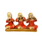 Trio de Budas - Decoração Espiritual