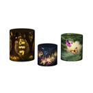 Trio De Capa Cilindro 3D - Floresta Magica Era uma vez 033