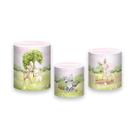Trio De Capa Cilindro, Bosque Aquarela 061