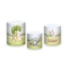 Trio De Capa Cilindro - Bosque Cute Aquarela Delicado 038 Trio De Capa Cilindro - Bosque Cute Aquarela Delicado 038