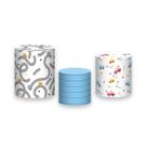 Trio De Capa Cilindro - Carrinho Cute Azul 016