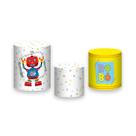 Trio De Capa Cilindro - Desenho Robô Vermelho Poás 018