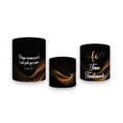 Trio De Capa Cilindro - Fé Arco Dourado 011