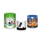 Trio De Capa Cilindro - Futebol Copa Do Mundo Bola 005 Trio De Capa Cilindro - Futebol Copa Do Mundo Bola 005