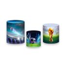 Trio De Capa Cilindro - Futebol Copa do Mundo Troféu 011 Trio De Capa Cilindro - Futebol Copa do Mundo Troféu 011