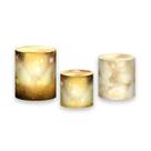 Trio De Capa Cilindro - Happy Birthday Confetes Dourados 047