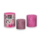 Trio De Capa Cilindro - Makeup Maquiagem Rosa 001