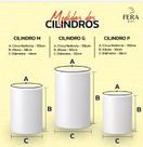 Trio de Capa Cilindro para Festa Infantil Veste Fácil C/elástico Ariel