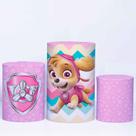 Trio de Capa Cilindro para Festa Infantil Veste Fácil C/elástico Skye - Fera Print